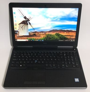Мобильная рабочая станция Dell Precision 7520 / 15.6" (1920x1080) IPS / Intel Core i7-7820HQ (4 (8) ядра по 2.9 - 3.9 GHz) / 16 GB DDR4 / 256 GB SSD / nVidia Quadro M2200, 4 GB GDDR5, 128-bit / WebCam / Win 10 Pro