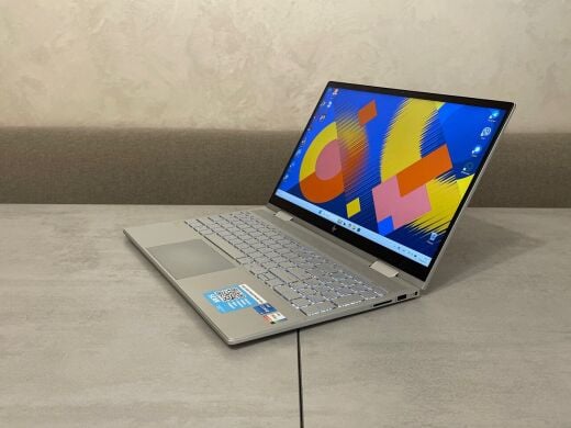 Ноутбук-трансформер HP Envy x360 15m-ed1013dx / 15.6" (1920x1080) IPS Touch / Intel Core i5-1135G7 (4 (8) ядра по 2.4 - 4.2 GHz) / 16 GB DDR4 / 256 GB SSD M.2 / Intel Iris X Graphics / WebCam