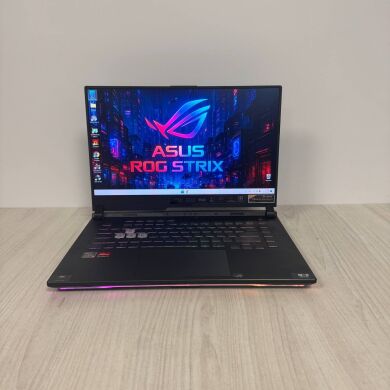 Ігровий ноутбук Asus ROG Strix G15 Advantage Edition G513QY / 15.6" (1920x1080) IPS / AMD Ryzen 9 5900HX (8 (16) ядер по 3.3 - 4.6 GHz) / 16 GB DDR4 / 512 GB SSD NVMe / AMD Radeon RX 6800M, 12 GB GDDR6, 192-bit Ігровий ноутбук Asus ROG Strix G15 Advantage Edition G513QY / 15.6" (1920x1080) IPS / AMD Ryzen 9 5900HX (8 (16) ядер по 3.3 - 4.6 GHz) / 16 GB DDR4 / 512 GB SSD NVMe / AMD Radeon RX 6800M, 12 GB GDDR6, 192-bit