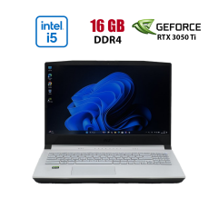 Игровой ноутбук Б-класс MSI Sword 15 A11UD-001US / 15.6" (1920x1080) IPS / Intel Core i5-11400H (6 (12) ядер по 2.7 - 4.5 GHz) / 16 GB DDR4 / 480 GB SSD / nVidia GeForce RTX 3050 Ti, 4 GB GDDR6, 128-bit / WebCam