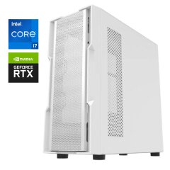 Игровой ПК DarkFlash DK431 White Color Tower / Intel Core i7-12700E (12 (20) ядер по 1.6 - 4.8 GHz) / 32 GB DDR5 / 1000 GB SSD M.2 / nVidia GeForce RTX 3090, 24 GDDR6X, 384-bit / 750W
