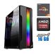 Ігровий ПК Tower / AMD Ryzen 5 4500 (6 (12) ядер по 3.6 - 4.1 GHz) / 16 GB DDR4 / 480 GB SSD + 500 GB HDD / AMD Radeon RX 5700 XT, 8 GB GDDR6, 256-bit / 700W купити