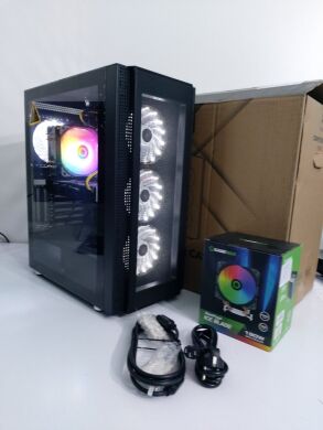 Игровой ПК Vinga Tomcat Tower NEW / Intel Xeon E3-1271 v3 (аналог Intel Core i7-4790) (4 (8) ядра по 3.6 - 4.0 GHz) / 16 GB DDR3 / 480 GB SSD NEW + 500 GB HDD / AMD Radeon RX 470, 4 GB GDDR5, 256-bit / 500W NEW + Кабели подключения Игровой ПК Vinga Tomcat Tower NEW / Intel Xeon E3-1271 v3 (аналог Intel Core i7-4790) (4 (8) ядра по 3.6 - 4.0 GHz) / 16 GB DDR3 / 480 GB SSD NEW + 500 GB HDD / AMD Radeon RX 470, 4 GB GDDR5, 256-bit / 500W NEW + Кабели подключения