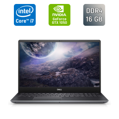 Игровой ультрабук Б-класс Dell Vostro 7590 / 15.6" (1920x1080) IPS / Intel Core i7-9750H (6 (12) ядер по 2.6 - 4.5 GHz) / 16 GB DDR4 / 512 GB SSD / nVidia GeForce GTX 1050, 3 GB GDDR5, 96-bit / WebCam / HDMI / Windows 10