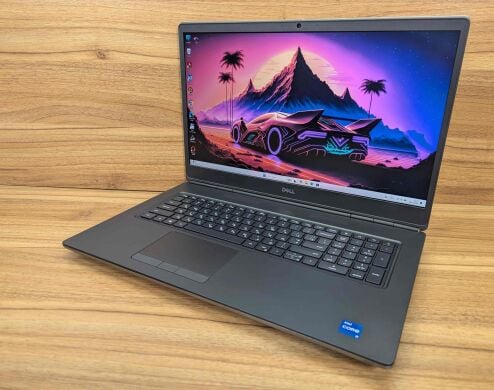 Мобильная рабочая станция Dell Precision 7760 / 17.3" (1920x1080) IPS / Intel Core i5-11500H (6 (12) ядер по 2.4 - 4.6 GHz) / 64 GB DDR4 / 1000 GB SSD / nVidia RTX A4000, 8 GB GDDR6, 256-bit / WebCam / HDMI / Windows 11