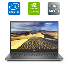Мобільна робоча станція Dell Precision 7760 / 17.3" (1920x1080) IPS / Intel Core i5-11500H (6 (12) ядер по 2.4 - 4.6 GHz) / 64 GB DDR4 / 1000 GB SSD / nVidia RTX A4000, 8 GB GDDR6, 256-bit / WebCam / HDMI / Windows 11