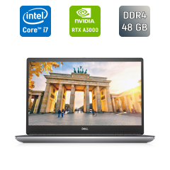 Мобільна робоча станція Dell Precision 7760 / 17.3" (1920x1080) IPS / Intel Core i7-11850H (8 (16) ядер по 2.5 - 4.8 GHz) / 48 GB DDR4 / 512 GB SSD / nVidia RTX A3000, 6 GB GDDR6, 192-bit / HDMI / Windows 11