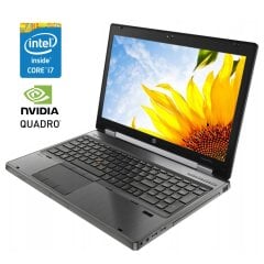 Мобильная рабочая станция HP EliteBook 8560w / 15.6" (1920x1080) TN / Intel Core i7-2630QM (4 (8) ядра по 2.0 - 2.9 GHz) / 8 GB DDR3 / 256 GB SSD / nVidia Quadro 1000M, 2 GB DDR3, 128-bit / WebCam / DVD-ROM