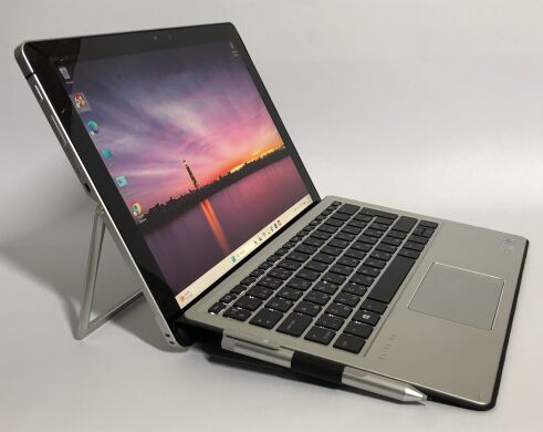 Нетбук-трансформер HP Elite x2 1012 G2 / 12.1" (2736x1824) IPS Touch / Intel Core i5-7200U (2 (4) ядер по 2.5 - 3.1 GHz) / 8 GB DDR3 / 256 GB SSD / Intel HD Graphics 620 / WebCam / Win 11 Pro