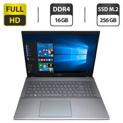 Ноутбук Acer Aspire 5 A515-57 / 15.6" (1920x1080) IPS / Intel Core i7-1255U (10 (12) ядер по 3.5 - 4.7 GHz) / 16 GB DDR4 / 256 GB SSD M.2 / Intel Iris Xe Graphics / WebCam / HDMI