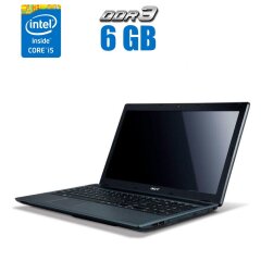 Ноутбук Б-класс Acer Aspire 5733 Gray / 15.6" (1366x768) TN / Intel Core i5-480M (2 (4) ядра по 2.66 - 2.93 GHz) / 6 GB DDR3 / 320 GB HDD / Intel HD Graphics / WebCam