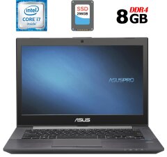 Ноутбук Б-класс Asus ASUSPRO P5430 / 14" (1920x1080) TN / Intel Core i7-6500U (2 (4) ядра по 2.5 - 3.1 GHz) / 8 GB DDR4 / 256 GB SSD / Intel HD Graphics 520 / WebCam / miniDP