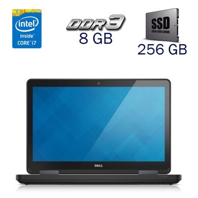 Ноутбук Dell Latitude E5440 / 14" (1600x900) TN / Intel Core i7-4600U (2 (4) ядра по 2.1 - 3.3 GHz) / 8 GB DDR3 / 256 GB SSD / nVidia GeForce GT 720M, 2 GB DDR3, 64-bit / WebCam
