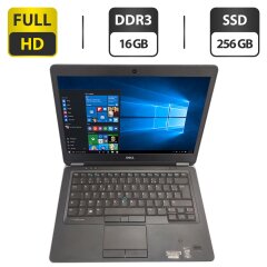 Ноутбук Dell Latitude E7440 / 14" (1920x1080) IPS / Intel Core i7-4600U (2 (4) ядра по 2.1 - 3.3 GHz) / 16 GB DDR3 / 256 GB SSD / Intel HD Graphics 4400 / WebCam