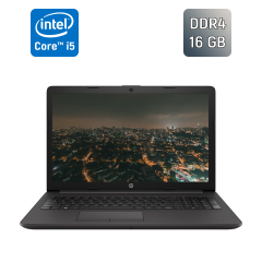 Ноутбук HP 250 G7 / 15.6" (1920x1080) IPS / Intel Core i5-1035G1 (4 (8) ядра по 1.0 - 3.6 GHz) / 16 GB DDR4 / 256 GB SSD / Intel UHD Graphics / WebCam / HDMI