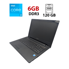Ноутбук Lenovo G50-70 / 15.6" (1366x768) TN / Intel Core i3-4030U (2 (4) ядра по 1.9 GHz) / 6 GB DDR3 / 120 GB SSD / Intel HD Graphics 4400 / WebCam