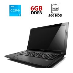 Ноутбук Lenovo IdeaPad B570 / 15.6" (1366x768) TN / Intel Core i3-2310M (2 (4) ядра по 2.1 GHz) / 6 GB DDR3 / 500 GB HDD / Intel HD Graphics 3000 / WebCam