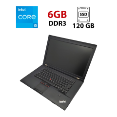 Ноутбук Lenovo ThinkPad L530 / 15.6" (1366x768) TN / Intel Core i5-3210M (2 (4) ядра по 2.5 - 3.1 GHz) / 6 GB DDR3 / 120 GB SSD / Intel HD Graphics 4000 / WebCam