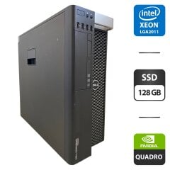 Рабочая станция Dell Precision T3600 Tower / Intel Xeon E5-1650 (6 (12) ядер по 3.2 - 3.8 GHz) / 16 GB DDR3 / 128 GB SSD / nVidia Quadro K620, 2 GB GDDR3, 128-bit / DVD-ROM
