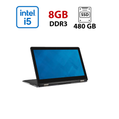 Ультрабук-трансформер Dell Inspiron 15-7568 / 15.6" (1920x1080) IPS / Intel Core i5-6200U (2 (4) ядра по 2.3 - 2.8 GHz) / 8 GB DDR3 / 480 GB SSD / Intel HD Graphics 520 / WebCam / Windows 10 Lic