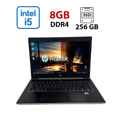 Ультрабук Б-клас HP ProBook 440 G5 / 14" (1920x1080) IPS / Intel Core i5-8250U (4 (8) ядра по 1.6 - 3.4 GHz) / 8 GB DDR4 / 256 GB SSD / Intel HD Graphics 620 / WebCam / HDMI