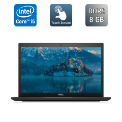 Ультрабук Dell Latitude 7480 / 14" (1920x1080) IPS Touch / Intel Core i5-7300U (2 (4) ядра по 2.6 - 3.5 GHz) / 8 GB DDR4 / 256 GB SSD / Intel HD Graphics 620 / WebCam / Windows 10