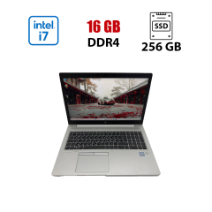 Ультрабук HP EliteBook 850 G5 / 15.6" (1920x1080) IPS / Intel Core i7-8550U (4 (8) ядра по 1.8 - 4.0 GHz) / 16 GB DDR4 / 256 GB SSD / Intel UHD Graphics 620 / WebCam