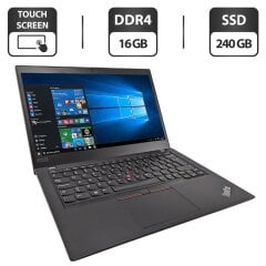 Ультрабук Lenovo Yoga X390 / 13.3" (1920x1080) IPS Touch / Intel Core i5-8265U (4 (8) ядра по 1.6 - 3.9 GHz) / 16 GB DDR4 / 240 GB SSD / Intel UHD Graphics 620 / WebCam