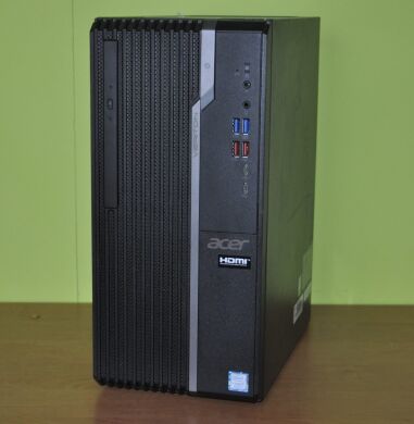 Компьютер Б-класс Acer Veriton S4660G Tower / Intel Core i5-8400 (6 ядер по 2.8 - 4.0 GHz) / 12 GB DDR4 / 256 GB SSD / Intel UHD Graphics 630 / Windows 11 Pro