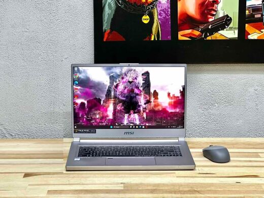 Ігровий ноутбук MSI P65 Creator / 15.6" (3840x2160) IPS / Intel Core i7-9750H (6 (12) ядер по 2.6 - 4.5 GHz) / 16 GB DDR4 / 512 GB SSD M.2 / nVidia GeForce RTX 2060, 6 GB GDDR6, 192-bit / WebCam / Win 11