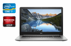 Игровой ноутбук Dell Inspirion 5770 / 17.3" (1920x1080) IPS / Intel Core i7-8550U (4 (8) ядра по 1.8 - 4.0 GHz) / 16 GB DDR4 / 480 GB SSD / AMD Radeon 530, 4 GB GDDR5, 64-bit / WebCam / Fingerprint / Windows 10