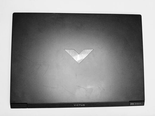 Игровой ноутбук Б-класс HP Victus Gaming 15-fb / 15.6" (1920x1080) IPS / AMD Ryzen 5 5600H (6 (12) ядра по 3.3 - 4.2 GHz) / 16 GB DDR4 / 512 GB SSD NVMe / AMD Radeon RX 6500M, 4 GB GDDR6, 64-bit / WebCam
