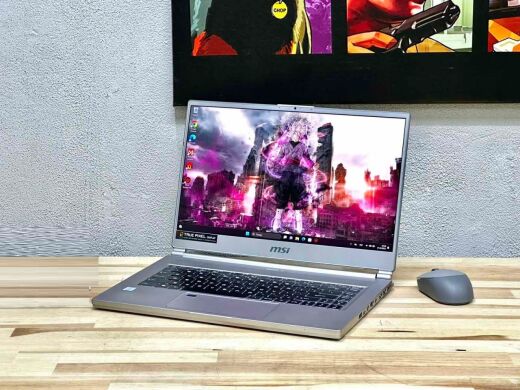 Ігровий ноутбук MSI P65 Creator / 15.6" (3840x2160) IPS / Intel Core i7-9750H (6 (12) ядер по 2.6 - 4.5 GHz) / 16 GB DDR4 / 512 GB SSD M.2 / nVidia GeForce RTX 2060, 6 GB GDDR6, 192-bit / WebCam / Win 11