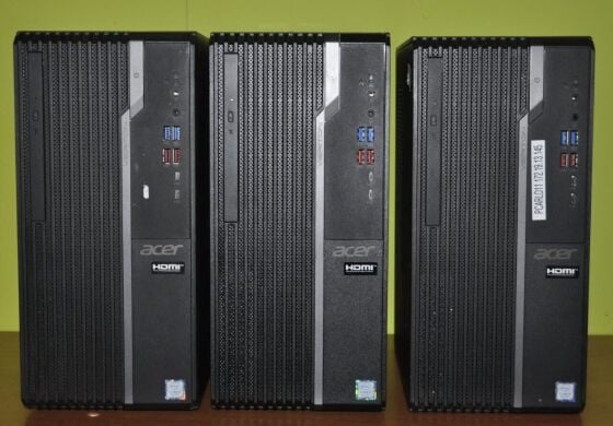 Компьютер Acer Veriton S4660G Tower / Intel Core i5-8400 (6 ядер по 2.8 - 4.0 GHz) / 16 GB DDR4 / 256 GB SSD M.2 / Intel UHD Graphics 630 / DVD-ROM / Windows 11 Pro