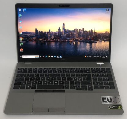 Мобільна робоча станція Б-клас Dell Precision 3551 / 15.6" (1920x1080) IPS / Intel Core i7-10750H (6 (12) ядер по 2.6 - 5.0 GHz) / 16 GB DDR4 / 256 GB SSD NVMe / nVidia Quadro P620, 4 GB GDDR5, 128-bit / WebCam / Win 10 Pro