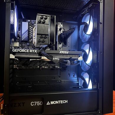 Збірка під замовлення: новий ігровий ПК Montech Air 1000 Premium Black Tower / AMD Ryzen 5 7500F (6 (12) ядер по 3.7 - 5.0 GHz) / 32 GB DDR5 / 1000 GB SSD M.2 / nVidia GeForce RTX 5060 Ti, 16 GB GDDR7, 128-bit / 750W
