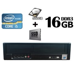 MSI SFF / Intel® Core™ i5-3470 (4 ядра по 3.20 - 3.60 GHz) / 16 GB DDR3 / 500 GB HDD+240 GB SSD NEW / USB 3.0, SATA 3.0, PCI Express 3.0