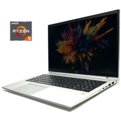 Ультрабук HP EliteBook 855 G8 / 15.6" (1920x1080) IPS / AMD Ryzen 5 Pro 5650U (6 (12) ядер по 2.3 - 4.2 GHz) / 8 GB DDR4 / 256 GB SSD / AMD Radeon RX Vega 7 Graphics / WebCam / Win 10 Pro