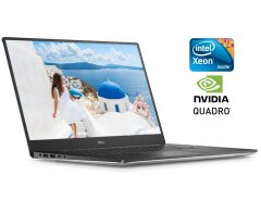 Мобільна робоча станція Dell Precision 5520 / 15.6" (3840x2160) IPS Touch / Intel Xeon E3-1505M v6 (4 (8) ядра по 3.0 - 4.0 GHz) / 16 GB DDR4 / 256 GB SSD / nVidia Quadro M1200, 4 GB GDDR5, 128-bit / WebCam