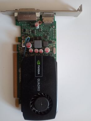 Дискретная видеокарта nVidia Quadro 600, 1 GB DDR3, 128-bit / 1x DVI, 1x DisplayPort