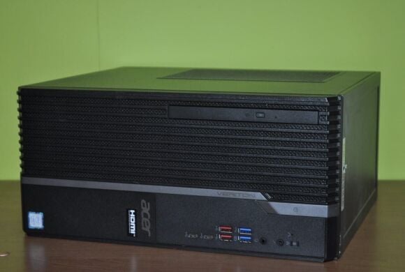 Компьютер Acer Veriton S4660G Tower / Intel Core i5-8400 (6 ядер по 2.8 - 4.0 GHz) / 16 GB DDR4 / 256 GB SSD M.2 / Intel UHD Graphics 630 / DVD-ROM / Windows 11 Pro