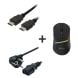 Нова ігрова мишка + Кабель живлення + Кабель HDMI