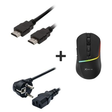 Нова ігрова мишка + Кабель живлення + Кабель HDMI