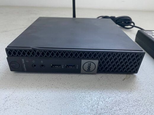 Неттоп Б-класс Dell OptiPlex 7040 USFF / Intel Core i5-6500T (4 ядра по 2.5 - 3.1 GHz) / 8 GB DDR4 / 256 GB SSD / Intel HD Graphics 530 / USB Wi-Fi / Блок питания Неттоп Б-класс Dell OptiPlex 7040 USFF / Intel Core i5-6500T (4 ядра по 2.5 - 3.1 GHz) / 8 GB DDR4 / 256 GB SSD / Intel HD Graphics 530 / USB Wi-Fi / Блок питания