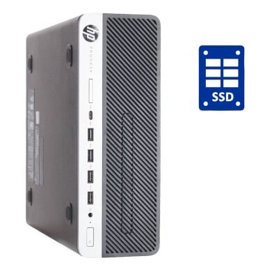 ПК HP ProDesk 600 G3 SFF / Intel Core i3-7100 (2 (4) ядра по 3.9 GHz) / 8 GB DDR4 / 256 GB SSD / Intel HD Graphics 630