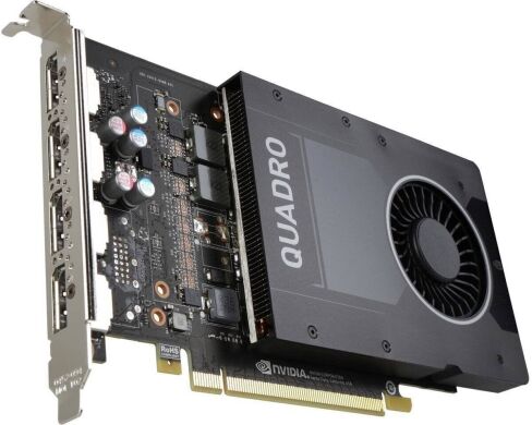 Дискретна відеокарта nVidia Quadro P2000, 5 GB GDDR5, 160-bit / 4x DisplayPort