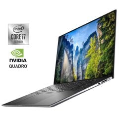 Мобільна робоча станція Б-клас Dell Precision 5550 / 15.6" (1920x1200) IPS / Intel Core i7-10750H (6 (12) ядра по 2.6 - 5.0 GHz) / 16 GB DDR4 / 512 GB SSD / nVidia Quadro T1000, 4 GB GDDR5, 128-bit / WebCam / Win 11 Pro