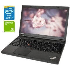 Ноутбук Lenovo ThinkPad T540p / 15.6" (2880x1620) IPS / Intel Core i7-4700QM (4 (8) ядра по 2.4 - 3.4 GHz) / 16 GB DDR3 / 256 GB SSD / nVidia GeForce GT 730M, 1 GB DDR3, 64-bit / WebCam