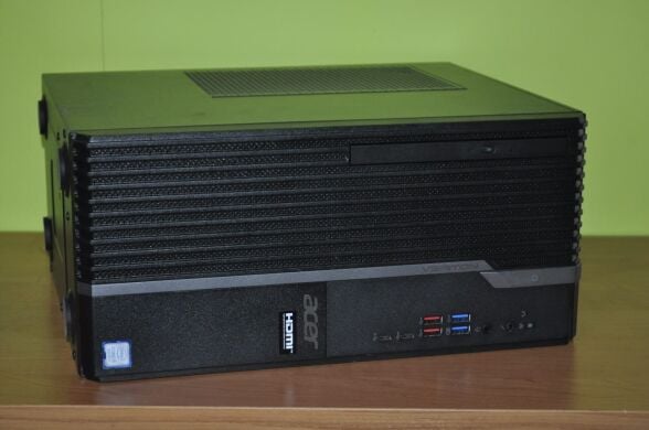 Компьютер Б-класс Acer Veriton S4660G Tower / Intel Core i5-8400 (6 ядер по 2.8 - 4.0 GHz) / 12 GB DDR4 / 256 GB SSD / Intel UHD Graphics 630 / Windows 11 Pro