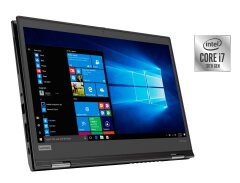 Ультрабук-трансформер Б-класс Lenovo ThinkPad X13 Yoga Gen 1 / 13.3" (1920x1080) IPS Touch / Intel Core i7-10510U (4 (8) ядра по 1.8 - 4.9 GHz) / 16 GB DDR4 / 250 GB SSD NVMe / Intel UHD Graphics / WebCam
